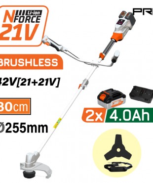 Θαμνοκοπτικό Brushless Μπαταρίας 42V (21+21),Li-Ion,2x4Ah,30cm Μεσινέζα NAKAYAMA Pro EC4611X44 Θαμνοκοπτικό Brushless Μπαταρίας 42V (21+21),Li-Ion,2x4Ah,30cm Μεσινέζα NAKAYAMA Pro EC4611X44
