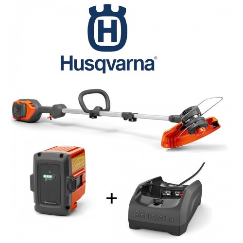 Kit Χορτοκοπτικό Ώμου / Χειρός Μπαταρίας 36V 2.9kg Brushless με 1 Μπαταρία 2Ah Husqvarna 215iL 