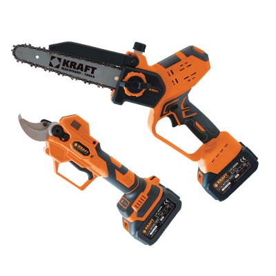 ΣΕΤ ΨΑΛΙΔΙ ΚΛΑΔΕΜΑΤΟΣ 40 mm + ΚΛΑΔΕΥΤΙΚΟ ΑΛΥΣΟΠΡΙΟΝΟ 200 mm ΜΠΑΤΑΡΙΑΣ 21V 2x3Ah KRAFT