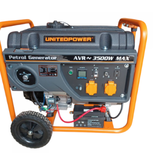 Γεννήτρια βενζίνης UNITED POWER 3500W GG4000D E+B+W με μίζα