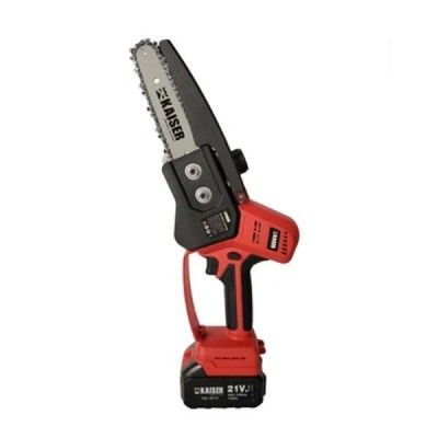 Αλυσοπρίονο Μπαταρίας με λάμα 6” και Mπαταρίες 2x4.0Ah Kaiser 2164