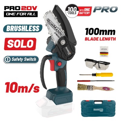 Κλαδευτικό Αλυσοπρίονο Μπαταρίας 20V,Brushless,SOLO BORMANN Pro BBP3914C 