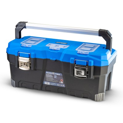 Εργαλειοθήκη Χειρός Πλαστική "Lion",Λαβή Αλουμινίου,Μεταλλικό Κούμπωμα BORMANN Pro BTB3318 