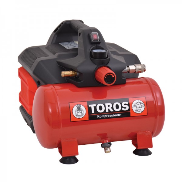 ΑΕΡΟΣΥΜΠΙΕΣΤΗΣ OIL-FREE SILENT 6Lt 1HP TOROS ΑΕΡΟΣΥΜΠΙΕΣΤΗΣ OIL-FREE SILENT 6Lt 1HP TOROS