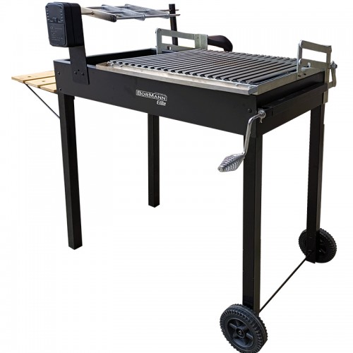 Ψησταριά Ρυθμιζόμενη με Σούβλα Αντικριστού 55x41cm BORMANN Elite BBQ1980 