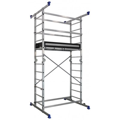 ΦΟΡΗΤΗ ΜΙΝΙ ΣΚΑΛΩΣΙΑ / ΔΙΠΛΗ ΣΚΑΛΑ ΑΛΟΥΜΙΝΙΟΥ 2X12 ΣΚΑΛΙΑ 631169 BULLE 