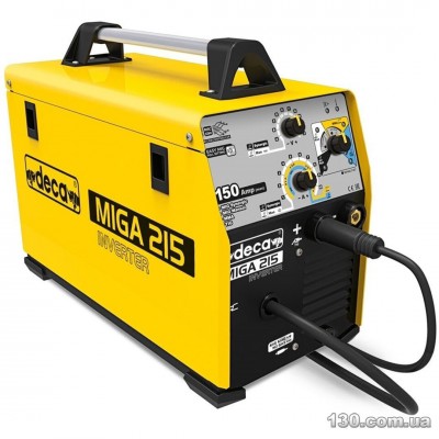 Ηλεκτροκόλληση Inverter 110A (max) MIG / TIG / Ηλεκτροδίου (MMA) Deca MIGA 215 