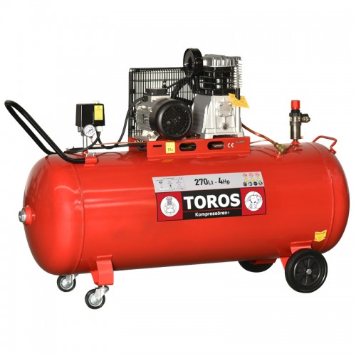 ΑΕΡΟΣΥΜΠΙΕΣΤΗΣ 270Lt 4HP 400V/50Hz (602042) TOROS ΑΕΡΟΣΥΜΠΙΕΣΤΗΣ 270Lt 4HP 400V/50Hz (602042) TOROS