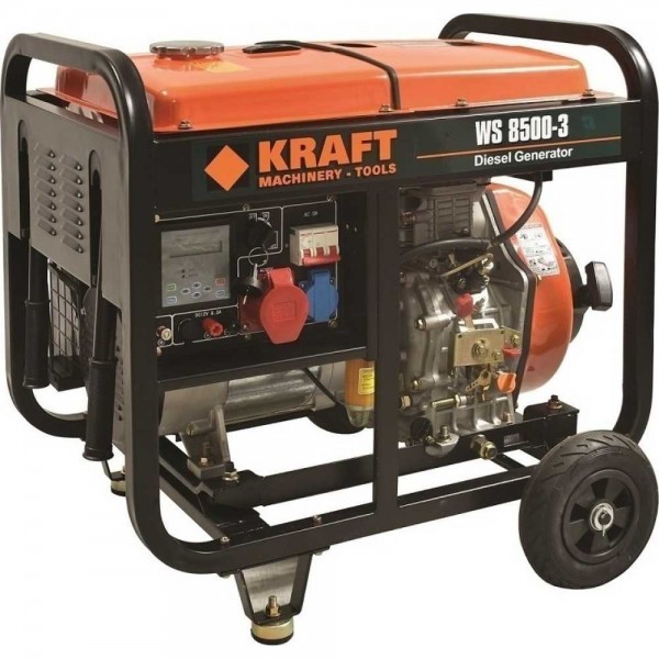 Γεννήτρια Πετρελαίου 6.5 KVA Τριφασική - 63771 KRAFT 