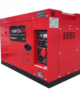 Γεννήτρια Πετρελαίου 11.3KVa,718cc, Τριφασική, Κλειστού Τύπου KUMATSUGEN GP12500MAT 