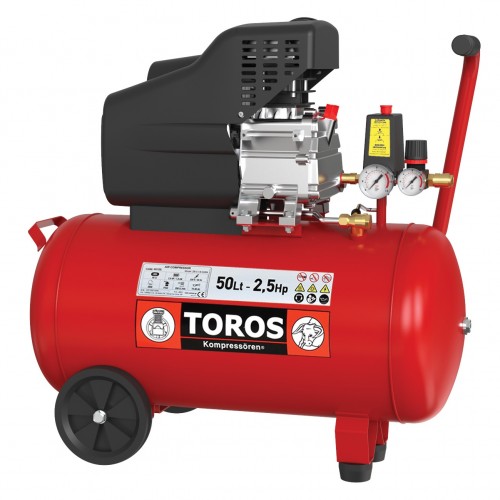 ΑΕΡΟΣΥΜΠΙΕΣΤΗΣ 50LT/2,5HP ΜΟΝΟΜΠΛΟΚ TOROS 40106 ΑΕΡΟΣΥΜΠΙΕΣΤΗΣ 50LT/2,5HP ΜΟΝΟΜΠΛΟΚ TOROS 40106