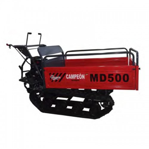 Ερπυστριοφόρο Μεταφορικό Μηχάνημα 500Kg Με Κινητήρα 6.0Hp Και Μηχανική Ανατροπή CAMPEON MD-500 