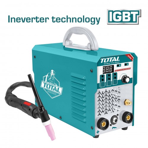 ΗΛΕΚΤΡΟΚΟΛΛΗΣΗ INVERTER TIG/MMA 230V / 160A ΜΕ ΑΕΡΙΟ (TIG1601) TOTAL 