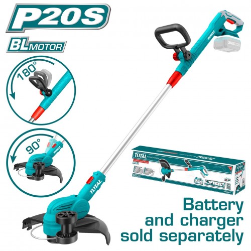 ΘΑΜΝΟΚΟΠΤΙΚΟ ΜΠΑΤ. Li-ion 20V ΧΩΡΙΣ ΜΠΑΤΑΡΙΑ ΚΑΙ ΦΟΡΤΙΣΤΗ (TGTLI20328) TOTAL 