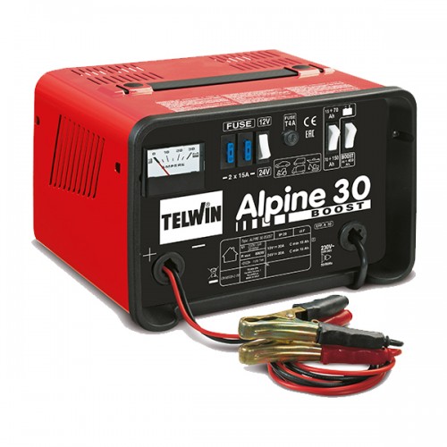 Φορτιστής Μπαταρίας Αυτοκινήτου 12V TELWIN ALPINE 30 BOOST