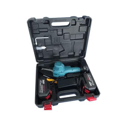 ΚΛΑΔΕΥΤΙΚΟ ΑΛΥΣΟΠΡΙΟΝΟ ΜΕ 2 ΜΠΑΤΑΡΙΕΣ 24V-3Ah-1,1Kg ΚΑΙ ΛΑΜΑ 11CM AGRITEC MCS-108