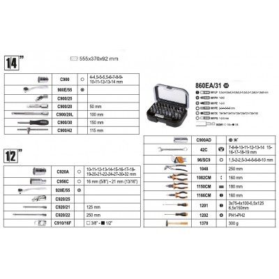ΕΡΓΑΛΕΙΟΘΗΚΗ ΜΕ ΣΥΛΛΟΓΗ ΜΕ 108 ΕΡΓΑΛΕΙΑ ΓΙΑ ΓΕΝΙΚΗ ΣΥΝΤΗΡΗΣΗ ΒΕΤΑ  2047E/C108 B020470008