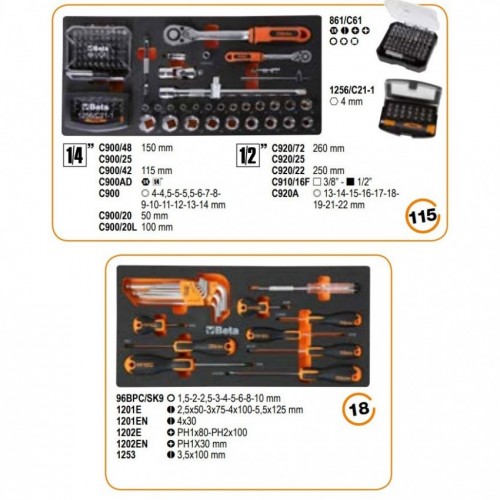 ΦΟΡΗΤΗ ΕΡΓΑΛΕΙΟΘΗΚΗ ΜΕΤΑΛΛΙΚΗ ΜΕ 3 ΣΥΡΤΑΡΙΑ ΚΑΙ ΣΥΛΛΟΓΗ ΑΠΟ 159 ΕΡΓΑΛΕΙΑ BETA 2200E/21 B022002201