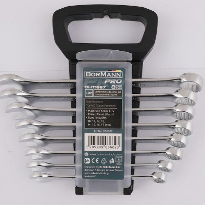 ΣΕΤ 8τμχ ΓΕΡΜΑΝΟΠΟΛΥΓΩΝA BORMANN PRO BHT1667 036623