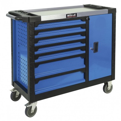 ΜΕΤΑΛΛΙΚΟΣ ΕΡΓΑΛΕΙΟΦΟΡΟΣ 7 ΣΥΡΤΑΡΙΩΝ ΜΕ ΡΟΥΛΕΜΑΝ ΚΑΙ ΝΤΟΥΛΑΠΙ BULLE 66438
