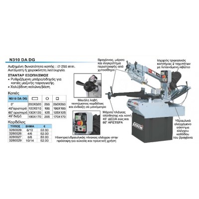 ΕΠΑΓΓΕΛΜΑΤΙΚΗ ΠΡΙΟΝΟΚΟΡΔΕΛΑ  ΒΑΡΕΟΣ ΤΥΠΟΥ FEMI N310 DA DG