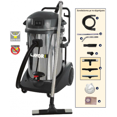 ΕΠΑΓΓΕΛΜΑΤΙΚΗ ΗΛΕΚΤΡΙΚΗ ΣΚΟΥΠΑ ΞΗΡΗΣ ΚΑΙ ΥΓΡΗΣ ΑΝΑΡΡΟΦΗΣΗΣ LAVOR DOMUS IR03 (2 ΜΟΤΕΡ) ΕΠΑΓΓΕΛΜΑΤΙΚΗ ΗΛΕΚΤΡΙΚΗ ΣΚΟΥΠΑ ΞΗΡΗΣ ΚΑΙ ΥΓΡΗΣ ΑΝΑΡΡΟΦΗΣΗΣ LAVOR DOMUS IR03 (2 ΜΟΤΕΡ)