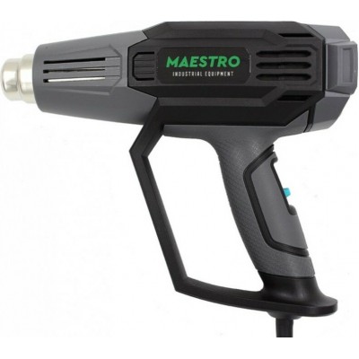 ΗΛΕΚΤΡΟΝΙΚΟ ΠΙΣΤΟΛΙ ΘΕΡΜΟΥ ΑΕΡΑ ΜΕΤΑΒΛΗΤΗΣ ΘΕΡΜΟΚΡΑΣΙΑΣ ΤΑΧΥΤΗΤΑΣ ΚΑΣΕΤΙΝΑ 2000W MAESTRO MHG2003