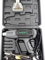 ΗΛΕΚΤΡΟΝΙΚΟ ΠΙΣΤΟΛΙ ΘΕΡΜΟΥ ΑΕΡΑ ΜΕΤΑΒΛΗΤΗΣ ΘΕΡΜΟΚΡΑΣΙΑΣ ΤΑΧΥΤΗΤΑΣ ΚΑΣΕΤΙΝΑ 2000W MAESTRO MHG2003