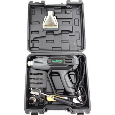 ΗΛΕΚΤΡΟΝΙΚΟ ΠΙΣΤΟΛΙ ΘΕΡΜΟΥ ΑΕΡΑ ΜΕΤΑΒΛΗΤΗΣ ΘΕΡΜΟΚΡΑΣΙΑΣ ΤΑΧΥΤΗΤΑΣ ΚΑΣΕΤΙΝΑ 2000W MAESTRO MHG2003