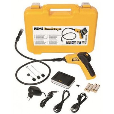 ΦΟΡΗΤΗ ΕΝΔΟΣΚΟΠΙΚΗ ΚΑΜΕΡΑ ΕΠΙΘΕΩΡΗΣΗΣ ΜΕ ΚΑΛΩΔΙΟ 1m ΚΑΙ ΗΧΗΤΙΚΗ ΕΓΓΡΑΦΗ REMS CAMSCOPE S SET 5, 2-1 REMS 175138
