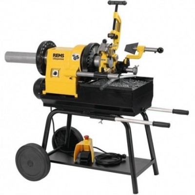 ΗΛΕΚΤΡΙΚΟΣ ΣΠΕΙΡΟΤΟΜΟΣ-ΒΙΔΟΛΟΓΟΣ ΓΙΑ ΣΠΕΙΡΩΜΑΤΑ ΣΩΛΗΝΩΝ ΥΔΡΑΥΛΙΚΩΝ ΠΑΓΚΟΥ ΣΤΑΘΕΡΟΣ REMS MAGNUM 4000 L-T 380444