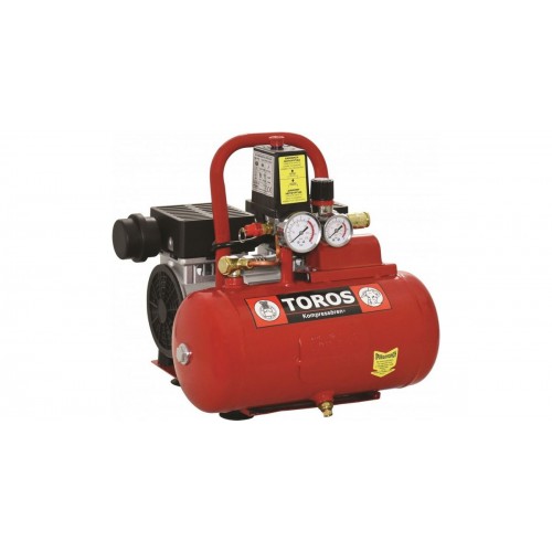 ΑΕΡΟΣΥΜΠΙΕΣΤΗΣ ΜΟΝΟΦΑΣΙΚΟΣ 0,75Hp OIL FREE/SILENT 6Lt BRUSHLESS TOROS 40150 ΑΕΡΟΣΥΜΠΙΕΣΤΗΣ ΜΟΝΟΦΑΣΙΚΟΣ 0,75Hp OIL FREE/SILENT 6Lt BRUSHLESS TOROS 40150