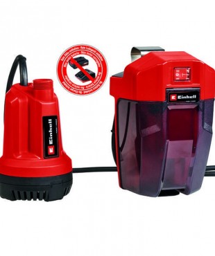 ΑΝΤΛΙΑ ΟΜΒΡΙΩΝ ΥΔΑΤΩΝ ΜΠΑΤΑΡΙΑΣ-SOLO ΧΩΡΙΣ ΜΠΑΤΑΡΙΑ ΚΑΙ ΦΟΡΤΙΣΤΗ EINHELL GE-SP 18 Li - Solo 4181500