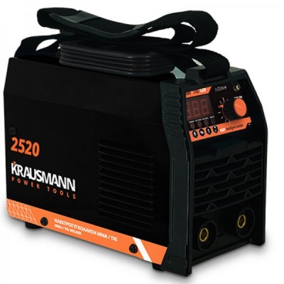 ΗΛΕΚΤΡΟΣΥΓΚΟΛΛΗΣΗ ΜΕ ΕΠΕΞΕΡΓΑΣΤΗ 4 ΛΕΙΤΟΥΡΓΙΩΝ INVERTER MMA/TIG-IGBT-120A KRAUSMANN 2520