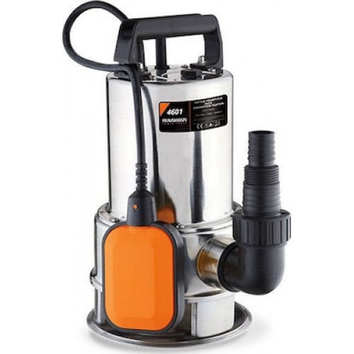 ΥΠΟΒΡΥΧΙΑ ΑΝΤΛΙΑ INOX ΑΚΑΘΑΡΤΩΝ ΥΔΑΤΩΝ 750W KRAUSMANN 4601