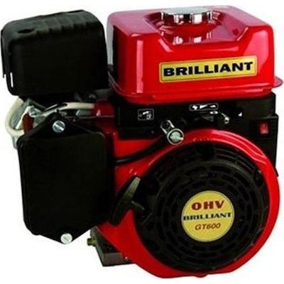 ΒΕΝΖΙΝΟΚΙΝΗΤΗΡΑΣ ΤΕΤΡΑΧΡΟΝΟΣ ΜΕ ΑΞΟΝΑ-ΒΟΛΤΑ 15,87mm OHV 2.4Hp / 79.66cc BRILLIANT 305001
