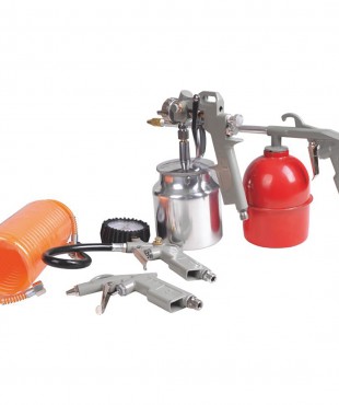 Maestro ATK-5 ΚΙΤ ΕΡΓΑΛΕΙΩΝ ΑΕΡΑ 5ΤΕΜ (ΚΑΤΩ ΔΟΧ 1.5MM,ΑΕΡΟΜΕΤΡΟ 16BAR,ΦΥΣΗΤΗΡΙ,ΠΕΤΡΕΛΑΙΟΥ 1L, ΛΑΣΤ.ΣΠΙΡΑΛ)