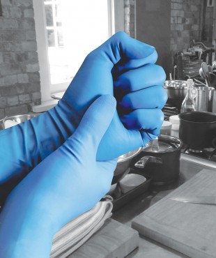 POLYCO FHD50/XL ΓΑΝΤΙΑ ΝΙΤΡΙΛΙΟΥ HD  (30CM), ΜΠΛΕ, X-LARGE