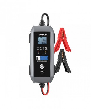 Topdon TB8000 Φορτιστής  Συντηρητής & Διαγνωστικό Μπαταρίας 12V 8A