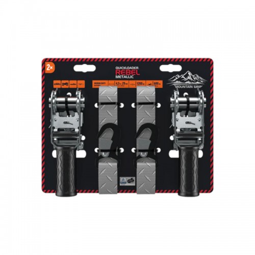 Quickloader QLR1200MD-2PK Rebel Matallic Ιμάντας Φορτιών 4.5m x 29 m 2ΤΜΧ