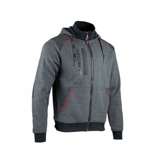 Facom FXWW8000E-XXL Μπουφάν Jumper Grey/Black/Red  No.XXL