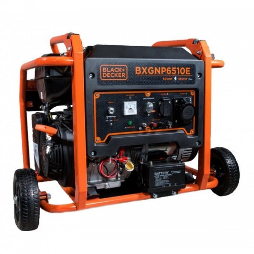B&D BXGNP6510E Γεννήτρια Βενζίνης Μονοφ. 6.5KW 230V 15HP 91KG 71Dba