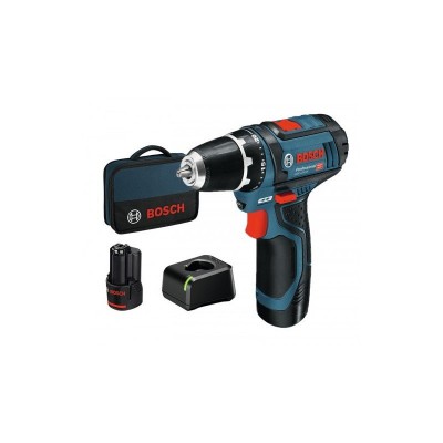 Bosch 060186810F GSR 12V-15 Δραπανοκατσάβιδο 12V 2x2.0Ah Li-Ion