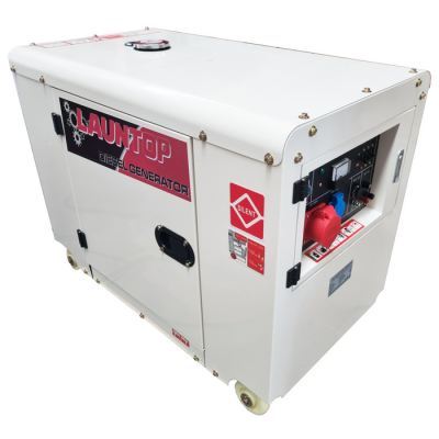 Η/Ζ LAUNTOP ΤΡΙΦΑΣΙΚΟ LDG 8000S-3 8.0 KVA AVR ΑΘΟΡΥΒΟ ΜΕ ΗΛΕΚΤΡΙΚΗ ΜΙΖΑ